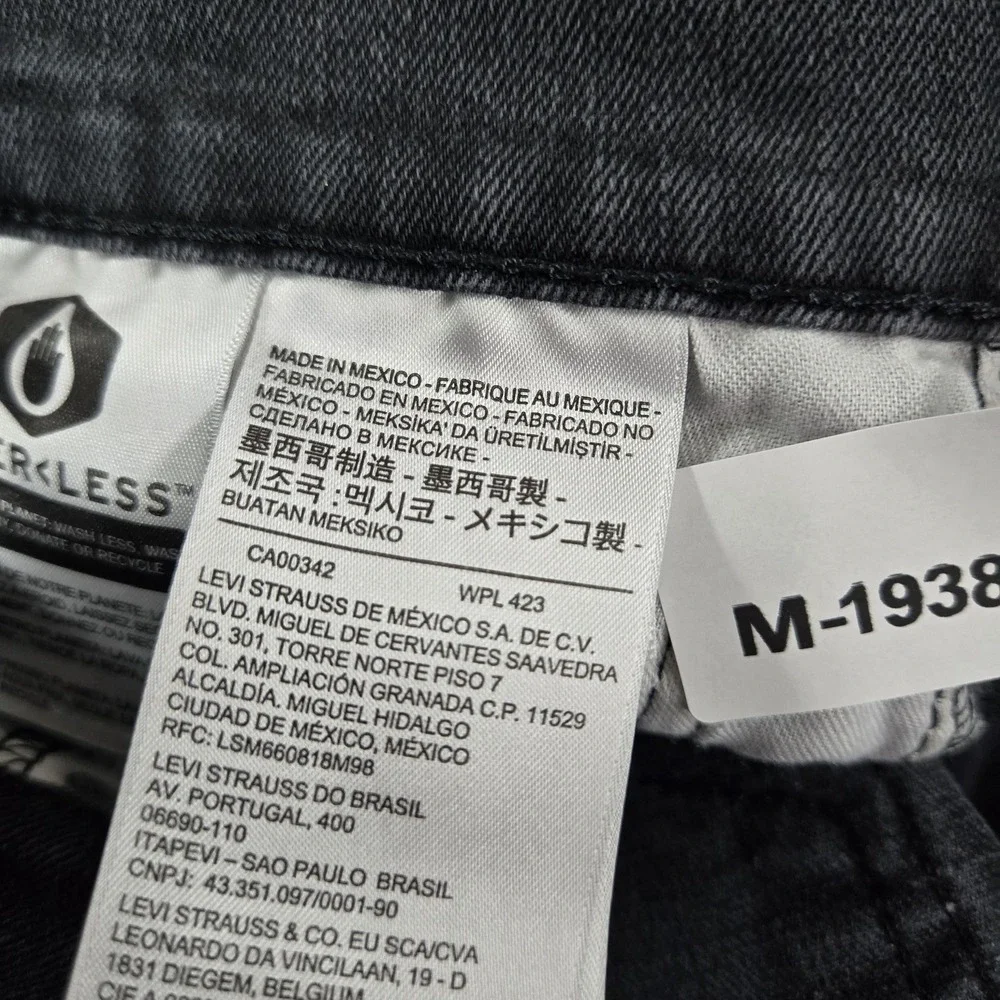 Levi's 510 Men Jeans 33X32 Black Denim Skinny 29